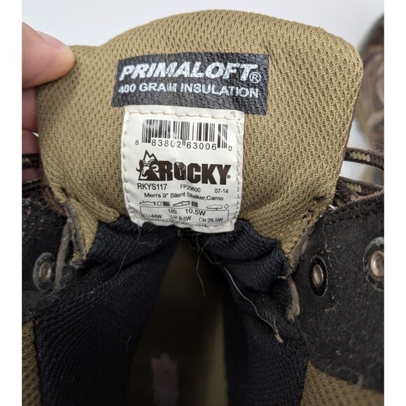Rocky Silent Stalker Camo Hunting Boots 10.5W 400g Waterproof Primaloft Vibram main image 5